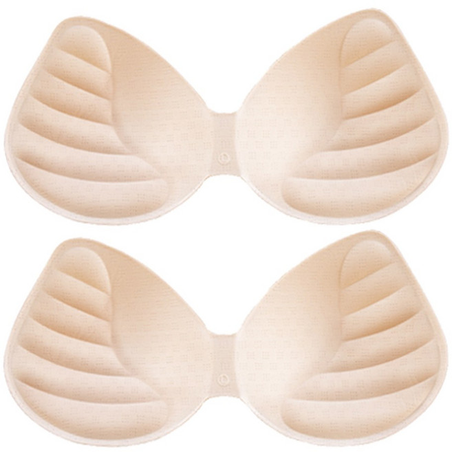 소소미도 물방울 일체형 브라패드 가슴 뽕 땅콩패드 수영복 비키니 스포츠브라 2세트