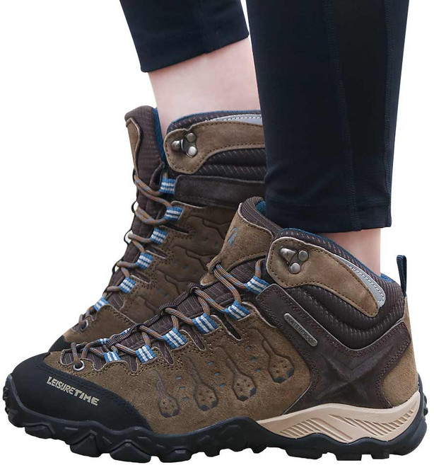 레저타임 여성 남성 가죽 방수 하이탑 등산화 트레킹화 운동화 워킹화 신발 LXT 토스레오파든