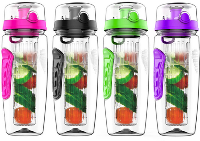 톡톡텀블러 트라이탄 원터치 보틀 950ml 헬스 스포츠 물병 텀블러, 핑크, 1개