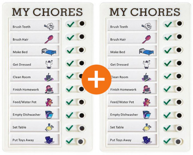 1+1 밀어 쓰는 체크보드 스케줄 신년 계획표 체크리스트 할일 체크 플래너