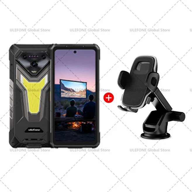 울레폰 아머 34 프로+ 32GB+512GB 5G AI 러기드폰 25500mAh 6.95인치 내장 프로젝터 120Hz 안드로이드 15 M, 01 Global Version, 07 Gift8, 512GB