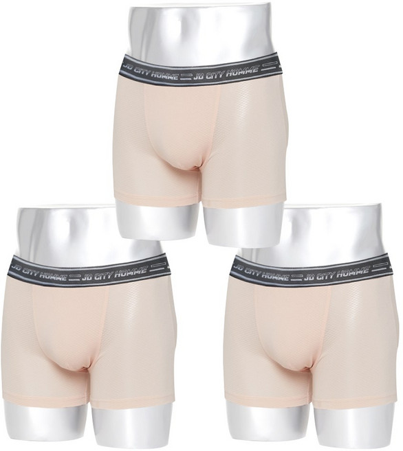 JD남성용 에어로쿨 스포츠드라이드로즈3p /레드-베이즈