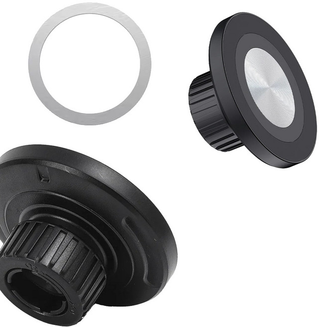 (리노) 휴대폰 자석 거치대 홀더 마그네틱 자석형 원형 17mm 18mm 마운트 다용도 RN-MH1, (리노)원형 자석 헤드(17mm)거치대, 1개