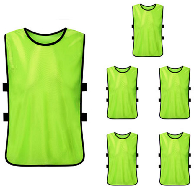 앙플러스 축구 풋살 팀 조끼 밴드형 6장