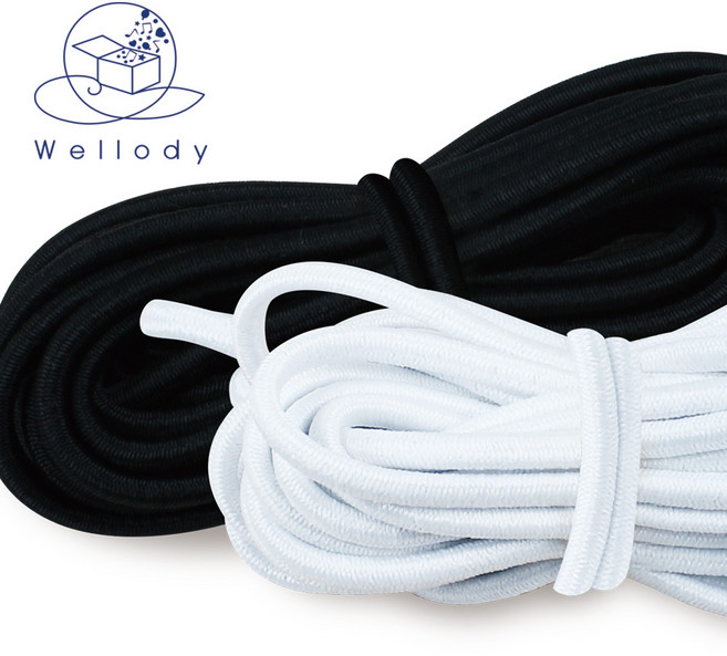 바지고무줄 바지밑단고무 고무밴드 둥근고무, 2, 1개, 둥근고무2.5mm-연그레이(4m)