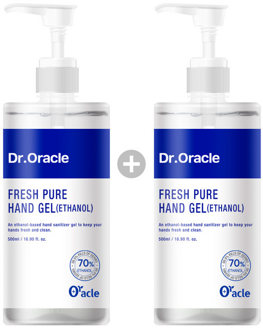닥터오라클 손소독제 70% 500ml 의약외품, 2개