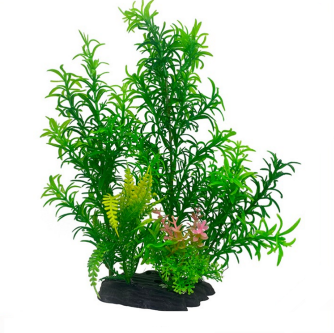 데이아스 어항장식 인조수초 28cm, 1개