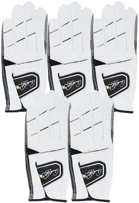 아놀드파마 논슬립 실리콘 골프장갑(왼손), 블랙, 5개