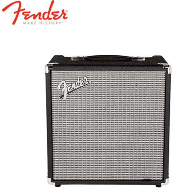 펜더 베이스 앰프, RUMBLE25(V3), 블랙 + 실버, 1개