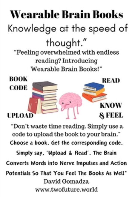 (영문도서) Wearable Brain Books: Knowledge at the speed of thought. Paperback, Independently Published, English, 9798323522620