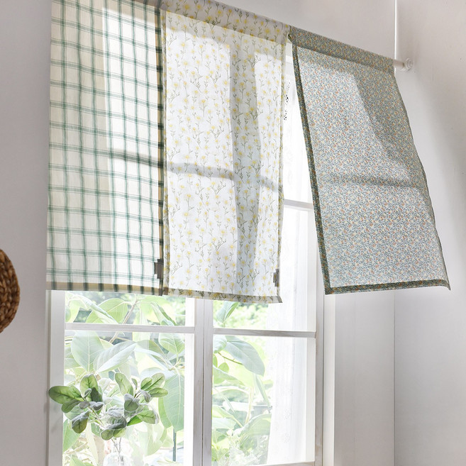 그린스토리 가리개커튼 2color