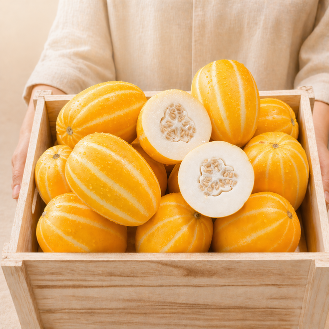 아침엔과일 성주참외 가정용 참외 당도선별, 1박스, 3kg 랜덤과