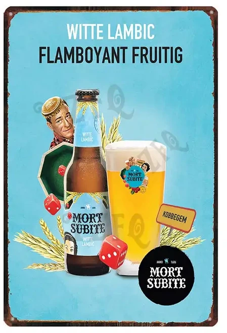 JWJ [YZFQ] ORVAL Chimay 맥주 금속 주석 징후 레트로 그림 벽 부엌 레스토랑 홈 아트 장식 포스터 DU 6161A, [01] 20x30cm, 04 DU-8519