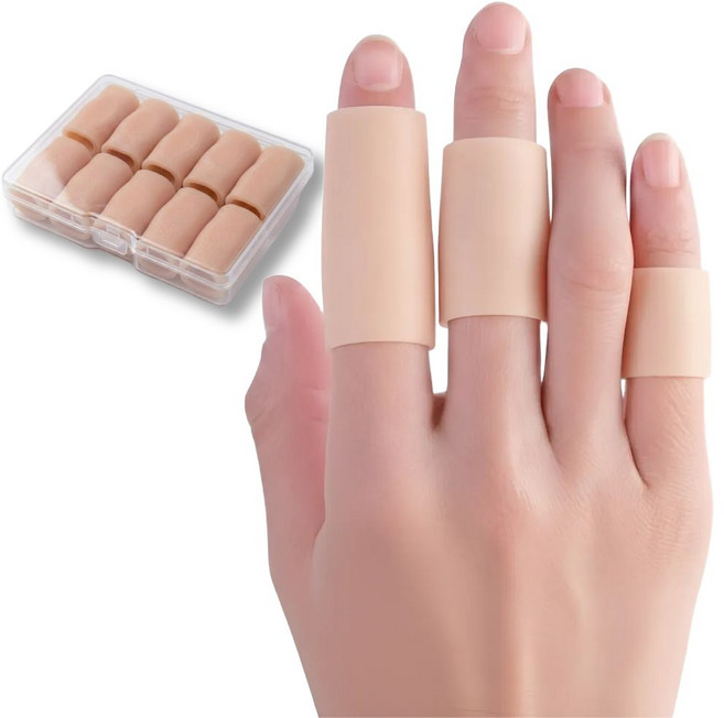 포에트 손가락 관절 보호대 실리콘 밴드, 10개