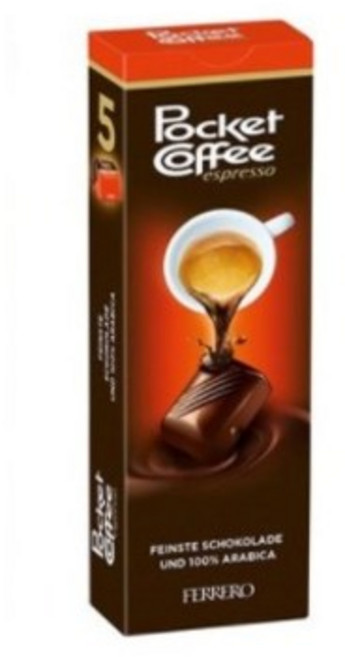 페레로 포켓커피 초콜릿 5p, 62g, 1개