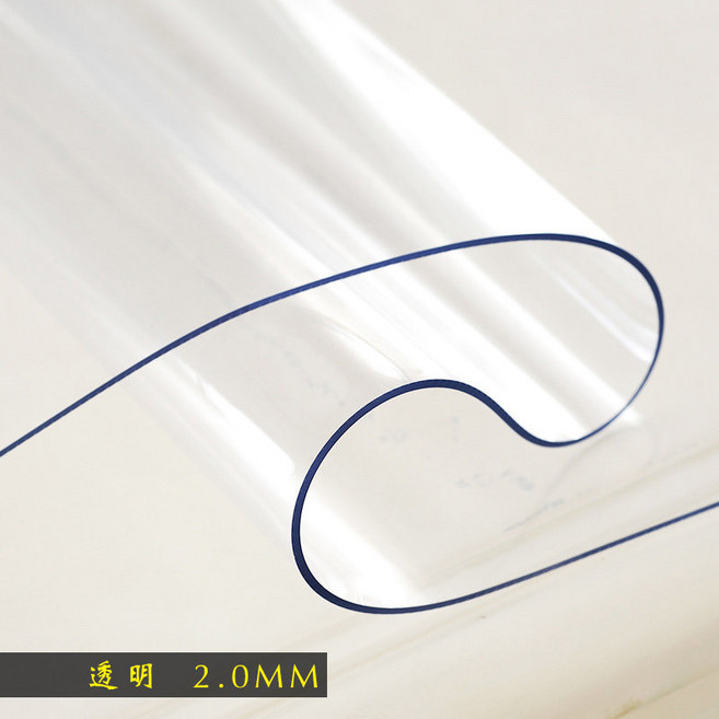 식탁용 방수 유리대용 가정용 책상 보호 플라스틱 매트, 1개, F_65x120cm, 11_투명 2mm
