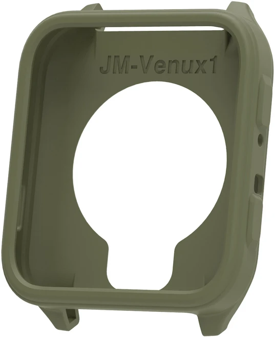 Garmin Venu X1 보호 프레임 쉘 범퍼용 부드러운 실리콘 케이스 커버 화면, 01 육군 녹색, 1
