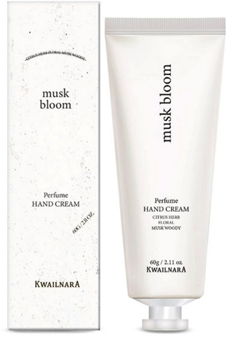 머스크 블룸 퍼퓸 향수 고보습 핸드크림, 3개, 60g