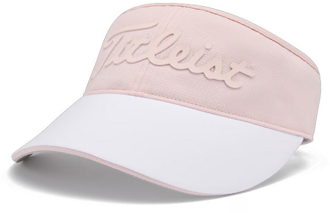 타이틀리스트 2026 하이프로파일 여성 썬캡 TH26HPVK, 페일핑크화이트
