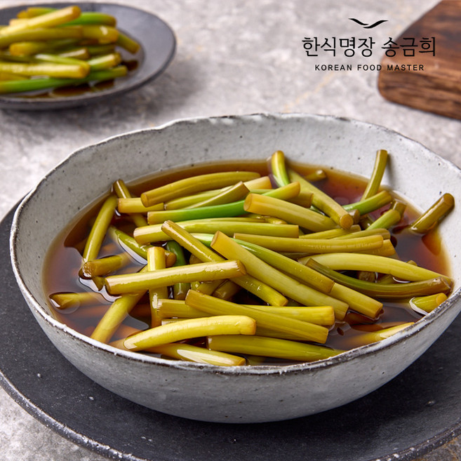 한식명장 송금희 국내산 햇마늘쫑장아찌 500g