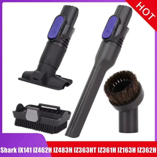 샤크 펫 무선 스틱 IX141 IZ462H IZ363HT 틈새 청소 브러시 어댑터 탈착식 2-in-1 부품, 04 Kit-A