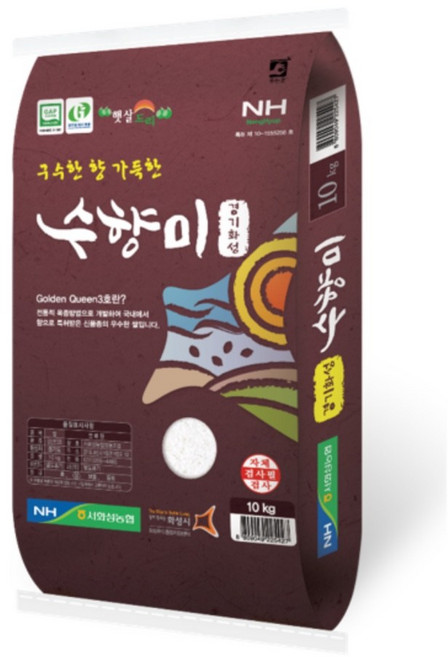 4위 - 25년산 서화성농협 수향미 골든퀸3호 10kg 상등급쌀, 1개, 상등급