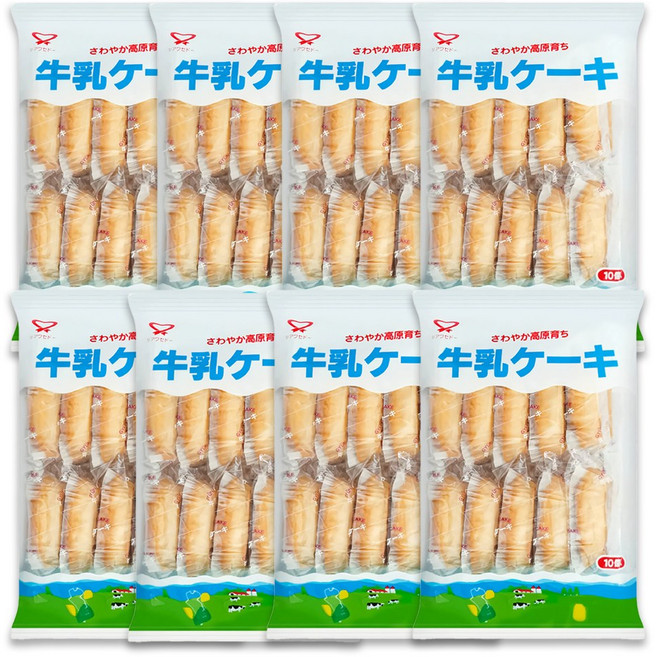 시아와세도 밀크 케이크, 8개, 180g