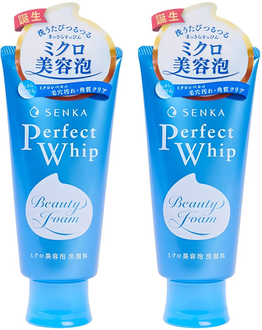 시세이도 센카 퍼펙트휩 클렌징폼, 120g, 2개
