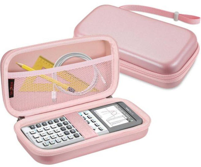SKYREH TI-84 플러스 CE용 그래핑 계산기 휴대용 케이스 텍사스 인스트루먼트 CE/TI-83 CE/TI-Nspire CX II CAS/Tl-Nspire-CX-ll 로즈, 로즈 골드