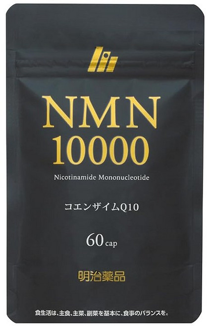 메이지약품 NMN10000 60알 (30일분) 시리얼 넘버 포함 NMN 비타민B3 코엔자임 Q10 영양제, 1개