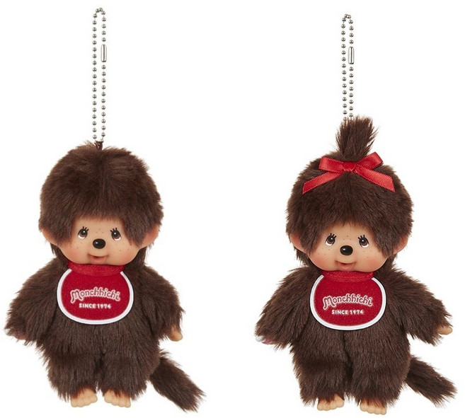2위 - 몬치치 키링 마스코트 인형 몬치치짱 몬치치군 봉제인형 키홀더, 1개, 군(남자), 13cm