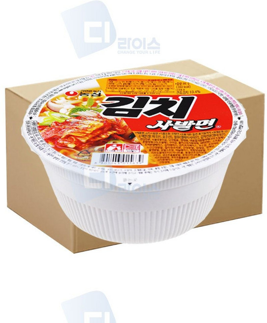 농심 김치사발면 86g 24개 컵라면 김치라면 용기면 사발면 김치 농심 컵 라면