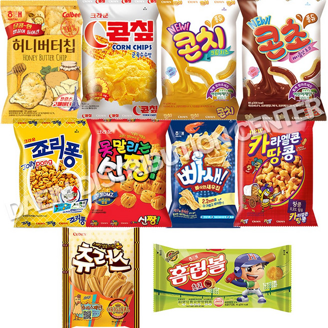 인기과자 세트 10종 모음, 인기과자세트 c, 1개