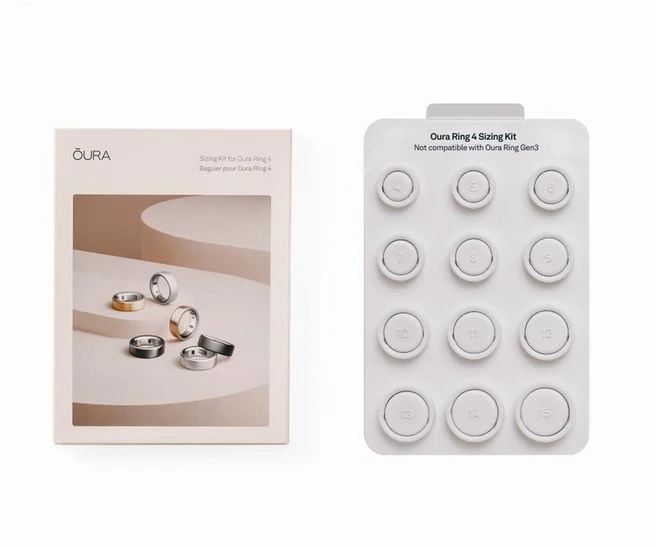 Oura Ring 4 선물 사이즈 키트 - 독특한 건강을 선물하세요 270142, Sizing Kit - 쿠팡