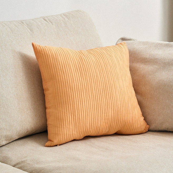 모던하우스 소프트셔링 솜포함 쿠션, 오렌지