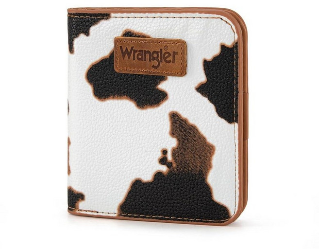 Montana West X Wrangler 지갑 여성용 스몰 Rfid 안감과 동전 지갑 암소 브라운