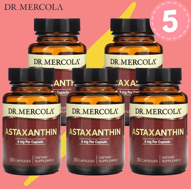 닥터머콜라 카로티노이드 아스타잔틴 4mg 30캡슐 5개, 30정 - 쿠팡