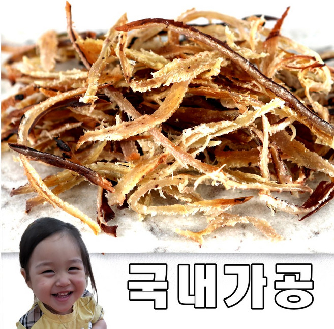 강원도 동해 국내가공 맥반석 오징어 버터 구이 채, 1개, 200g
