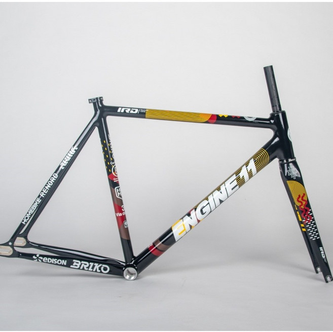 엔진11 크릿디 IRD NEW 픽시 자전거 프레임 세트 몸통 알루미늄 프렘셋 팀 에디션, 1개