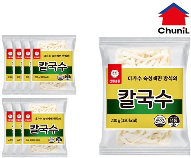[자연맘스토리] 천일 냉동 칼국수면 230g x 8개