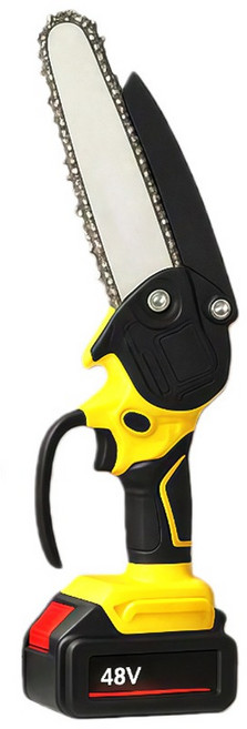 1/1+1고출력 아웃도어 휴대용 리튬 전기톱 충전식 전기톱 마모에 강하고 날카로움이 오래 갑니다