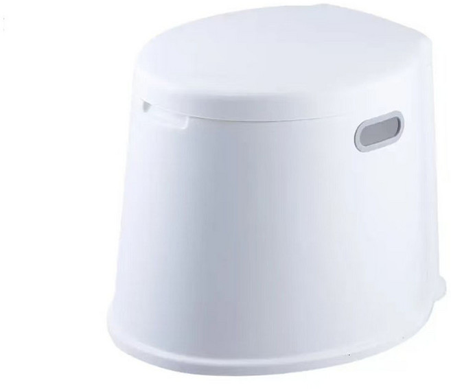 로아 간이 화장실 분리형 변기 차박 농막 대변기 노인 유아, 1개, 베이지