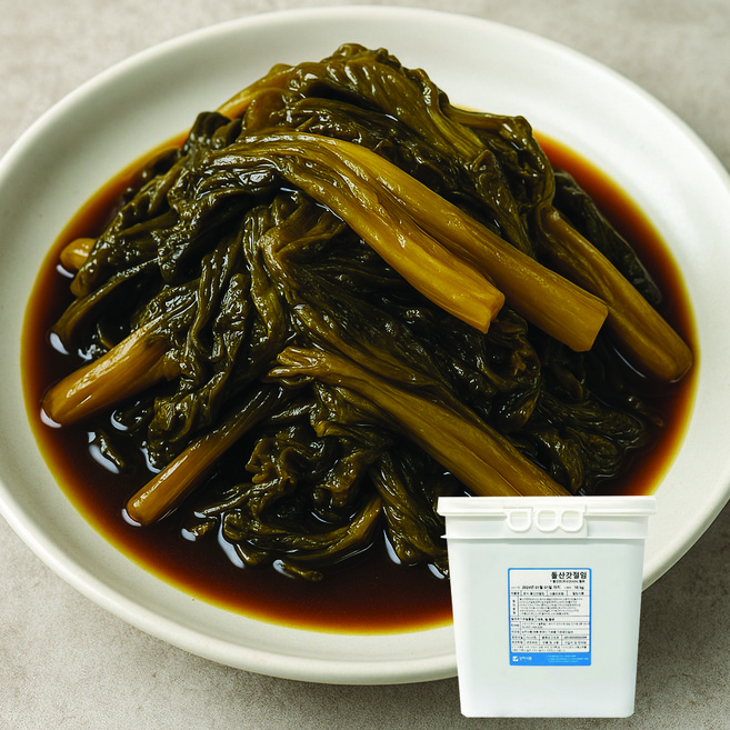 프리미엄 여수 돌산갓장아찌 대용량 국내산 업소용 고깃집, 1개, 10kg