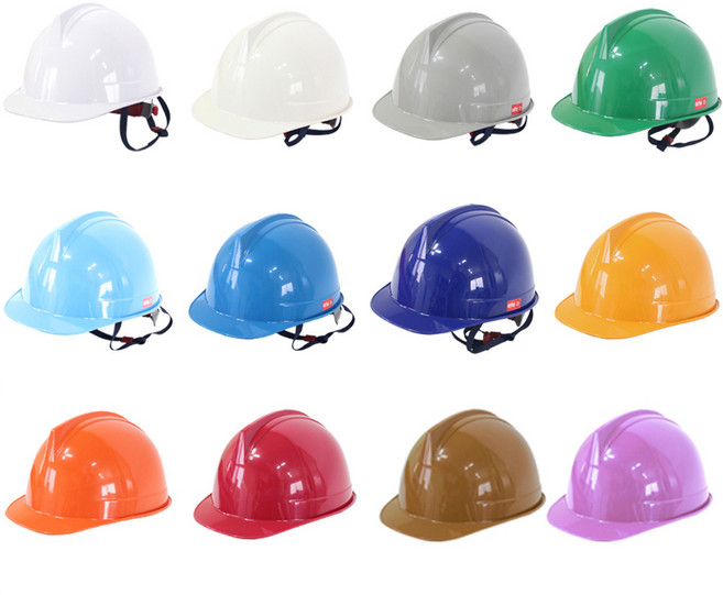 안전모 투구형 안전모 KCS인증 건설 현장 공장 산업용 안전용품 안전모 악세사리, 녹색