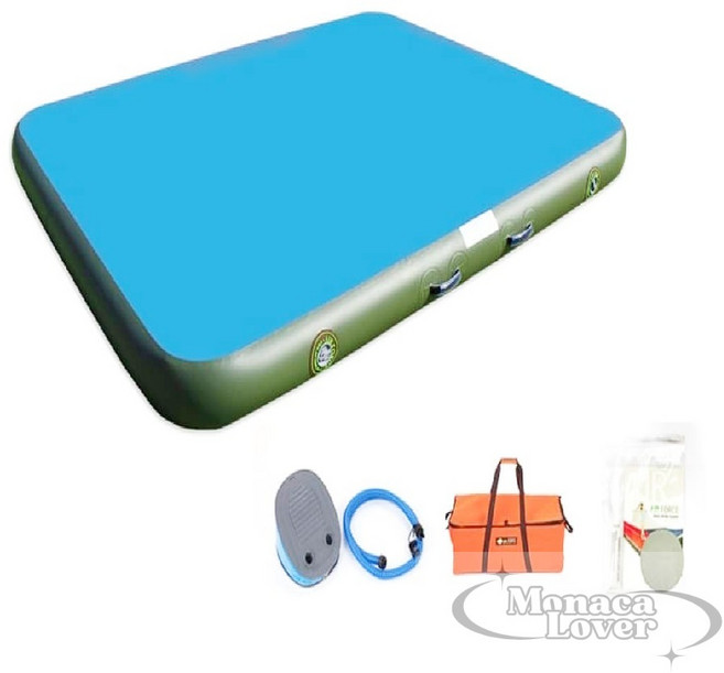 모나카러버 20cm 캠핑 에어매트 280x200cm 발펌프포함 바닥요매트