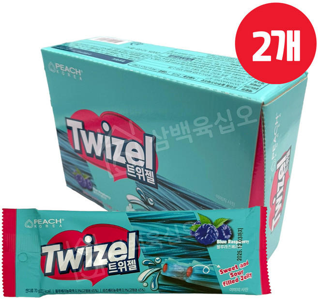 트위젤 젤리 블루라즈베리맛, 70g, 24개