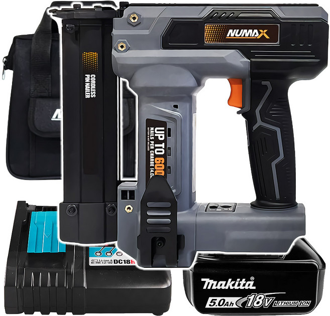 누맥스 SR-LDF32/425J 18V 충전 전동 충전 타정기 네일러 타카 ㄷ자 일자핀 마끼다 세트, 1개