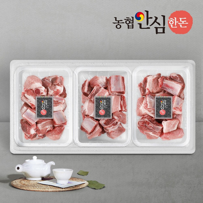 [농협안심한돈] 한돈 찜갈비 선물세트 1.5kg, 1개