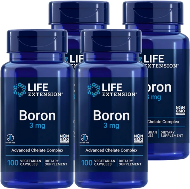 라이프 익스텐션 Boron 붕소 3mg, 4개, 100정 - 쿠팡