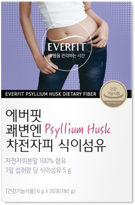 여성 장건강 차전자피 식이섬유 영양제, 1개